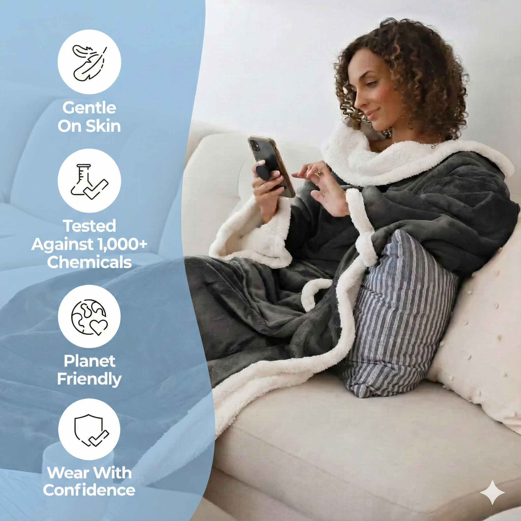 TrueComfrt™️ Wearable Heated Blanket