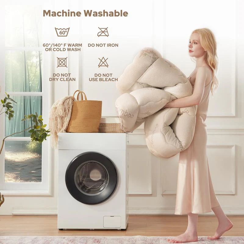 Hotel-Grade 1000GSM Ultra Plush Mattress Topper – Extra Thick, Cool & Cloud-Soft